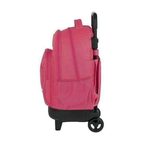 BlackFit8 Rosa kompakt skolväska med hjul - BlackFit8 - Barn - Svart - Avtagbar