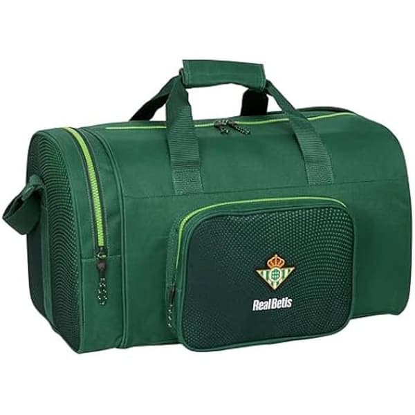 Real Betis BALOMPIÉ Sportväska för barn - SAFTA - Vattentät - Bekväm och mångsidig
