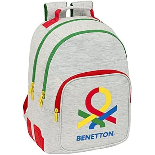 Skolryggsäck - SAFTA - BENETTON Pop - Bekväm - Mångsidig - 32 x 15 x 42 cm