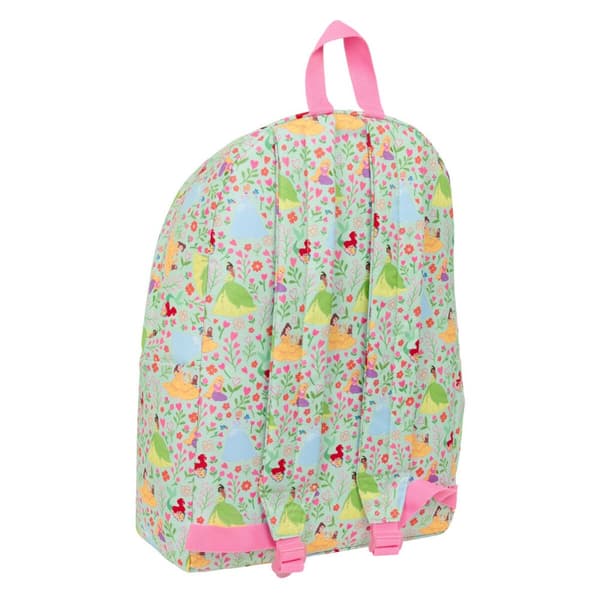 Skoletaske Disney Princess Bloom Grøn Pink 31 x 43 x 13 cm