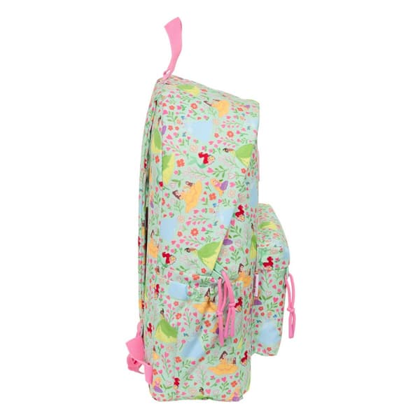Skoletaske Disney Princess Bloom Grøn Pink 31 x 43 x 13 cm
