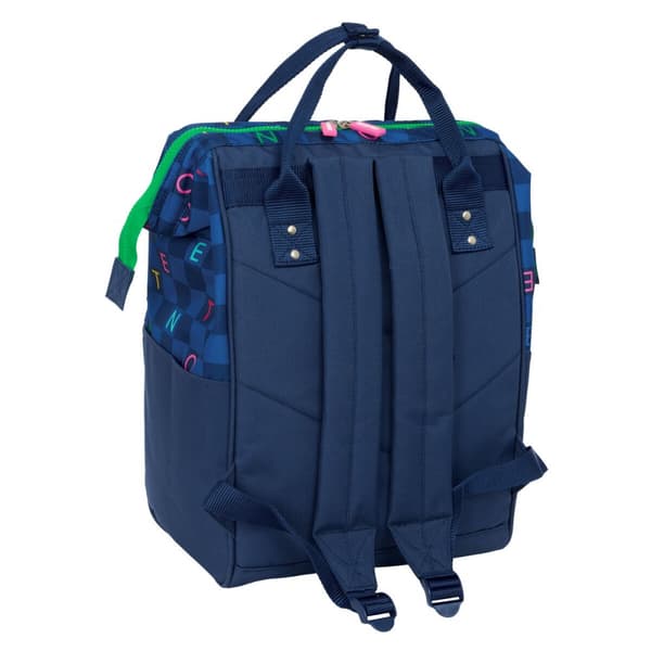 Koululaukku Benetton benetton Laivastonsininen 27 x 40 x 19 cm