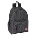 Miniatyrbillede 1 af 4: Skoletaske The Avengers Vendetta Sort 31 x 43 x 13 cm