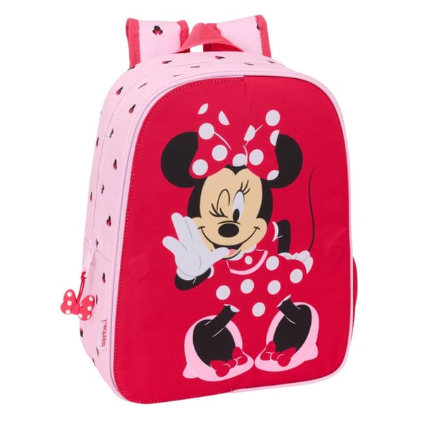 Koululaukku Minnie Mouse Naive Pinkki 26 x 34 x 11 cm