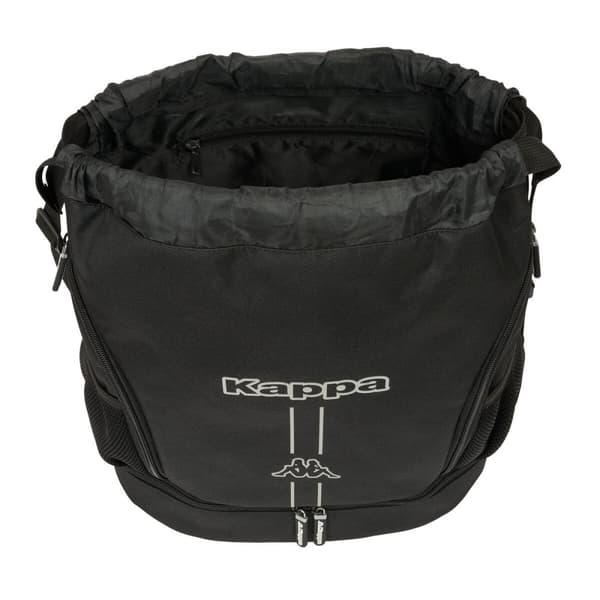 Ryggsekk med Stringer Kappa Dark Svart 35 x 40 x 1 cm