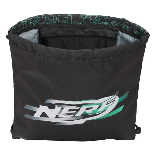 Ryggsekk med Stringer Nerf Game Svart 35 x 40 x 1 cm