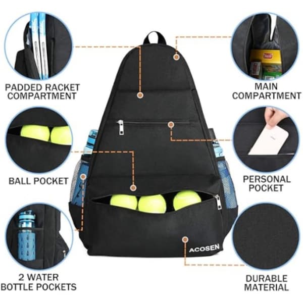 INF Uusi urheilullinen tennismailareppu