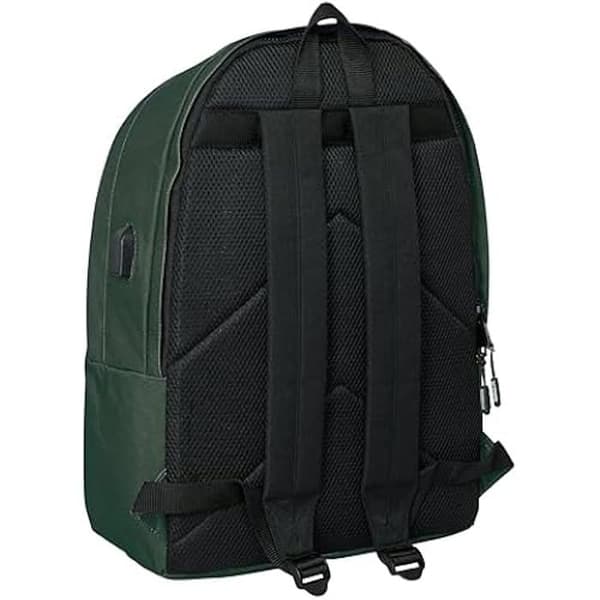 Safta Munich Basic ryggsäck för 15,6" bärbar dator och USB, idealisk för ungdomar i olika åldrar, återvunnet tyg,