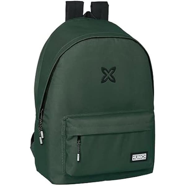 Safta Munich Basic ryggsäck för 15,6" bärbar dator och USB, idealisk för ungdomar i olika åldrar, återvunnet tyg,