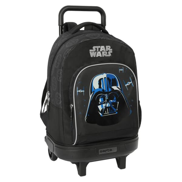 Reppu pyörillä Star Wars Rebellion Musta 33 x 45 x 22 cm