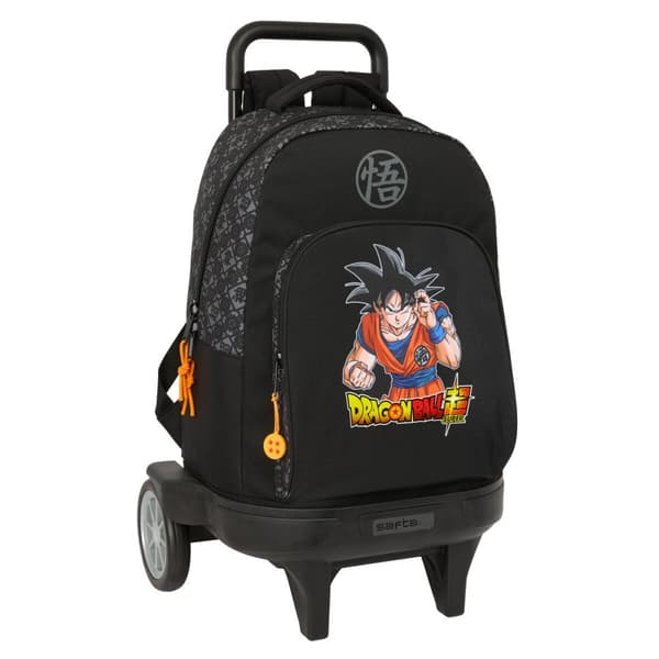 Reppu pyörillä Safta Combat Musta 33 x 45 x 22 cm