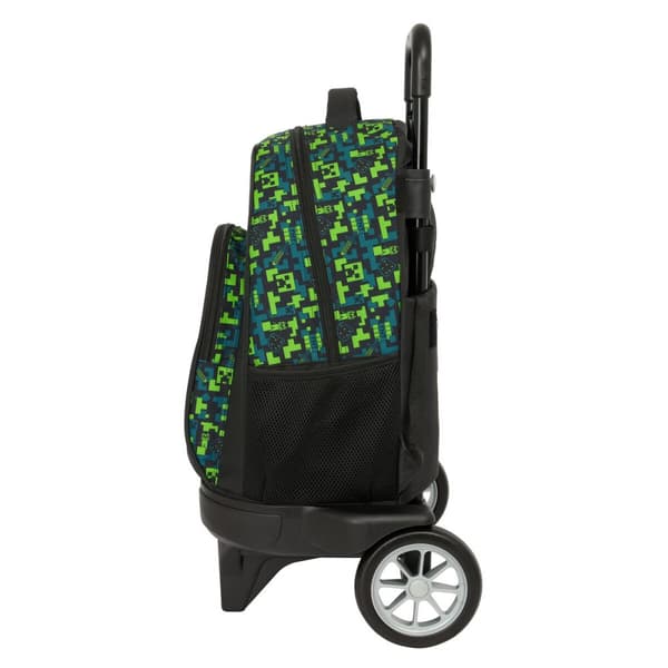 Skoleryggsekk med Hjul Minecraft Tnt Flerfarget 33 x 45 x 22 cm