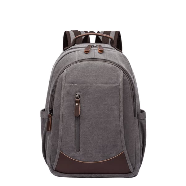 INF Ny Canvas Laptop-ryggsekk for menn, romslig forretningsreiseveske