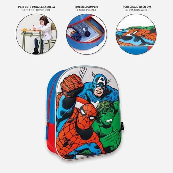 Skolebag The Avengers Blue