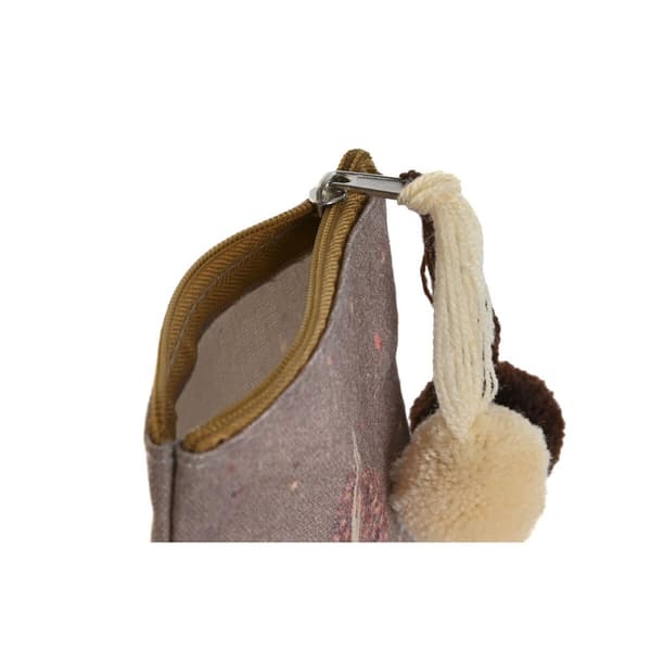 Handväska DKD Home Decor Brun Grön Bordeaux Yoga (3 antal)
