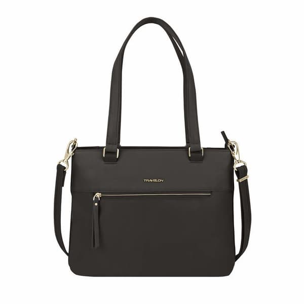 Travelon - 43495-500 - Mixte Addison Fyrkantig, Svart, En Storlek