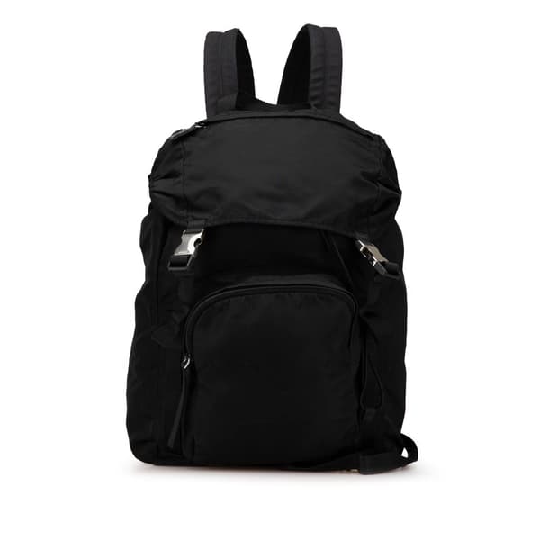 Pre-owned Prada Tessuto Montagna Backpack Black