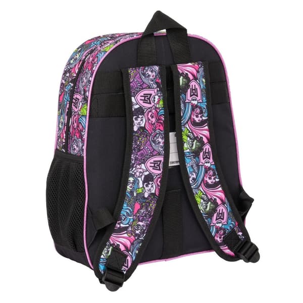 Skolebag Monster High Drama Flerfarget 28 x 34 x 10 cm