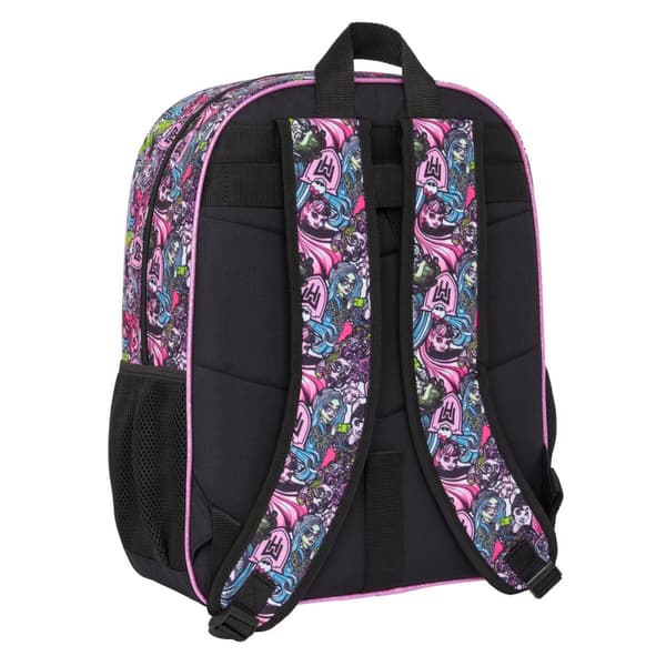 Skoletaske Monster High Drama Multifarvet 33 x 42 x 14 cm
