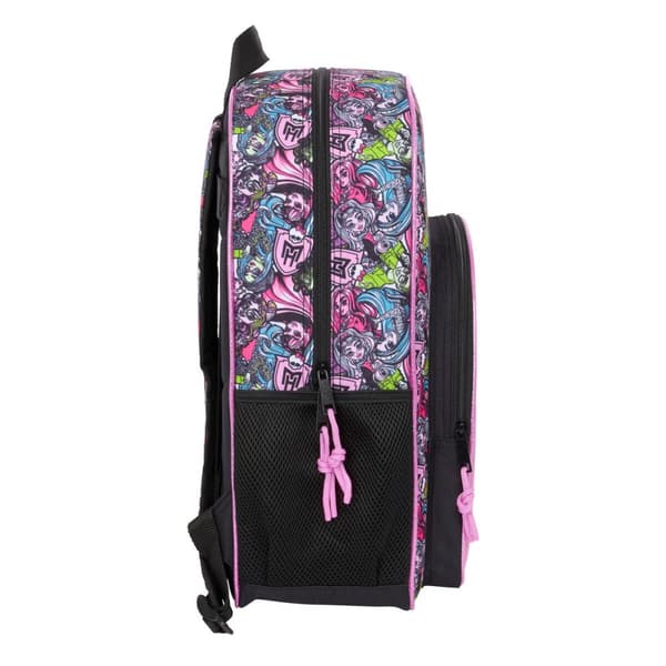 Skoletaske Monster High Drama Multifarvet 33 x 42 x 14 cm