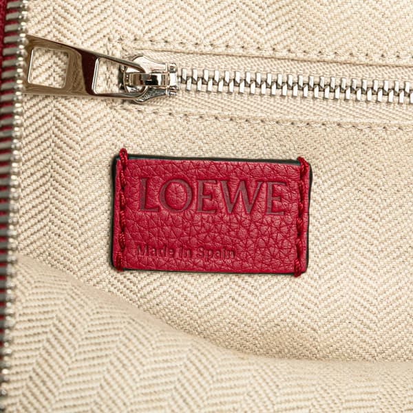 Pre-owned LOEWE Small Leather Goya Backpack Red