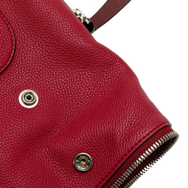 Pre-owned LOEWE Small Leather Goya Backpack Red