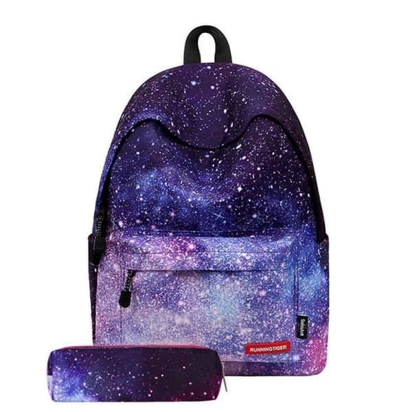 Skolväska - Skolryggsäck - Lila - 20-35L - Tjej - Grundskola