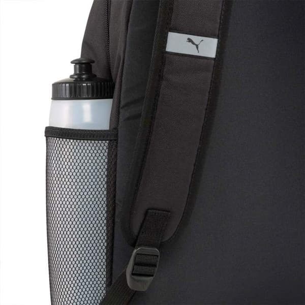 PUMA Svart ryggsäck för kvinnor och män - Phase Backpack Puma Black - Gold - No. 1 Logotyp 292177
