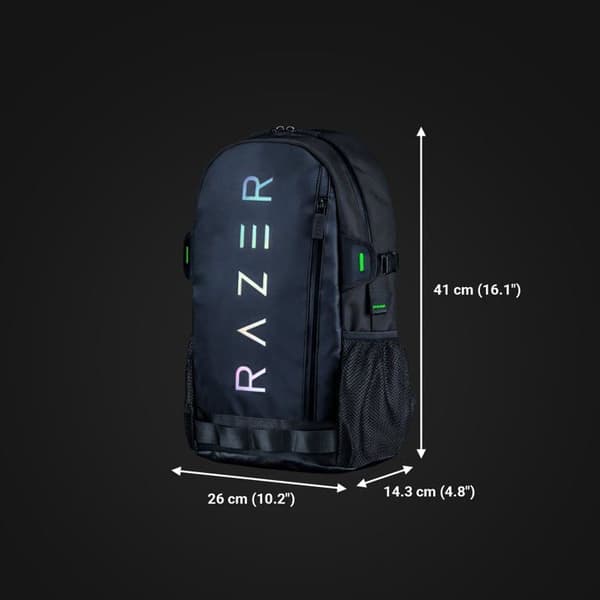 Ryggsäck - RAZER - Rogue Backpack V3 - Svart/Chroma - Unisex - Vuxen