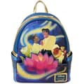 Miniatyrbild 1 av 2: Mini ryggsäck - LOUNGEFLY - 15-årsjubileum - Disney Den prinsessa och grodan - Tiana - Guldig