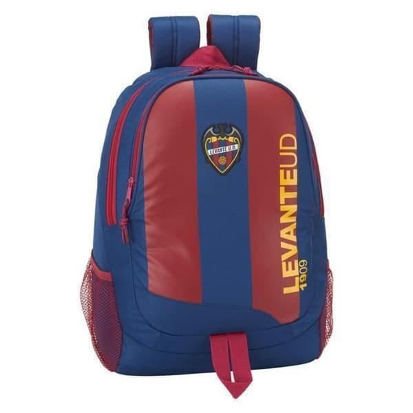 Skolväsk - Levante U.D. - Blå Röd Mörkröd - Polyester - Vadderade axelremmar - Barn