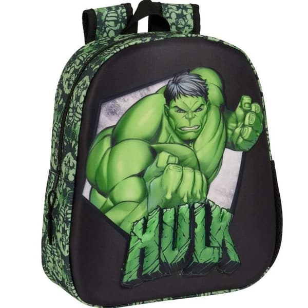 Ryggsäck - AVENGERS - Hulk 3D - 33 CM - High-end - Dagis