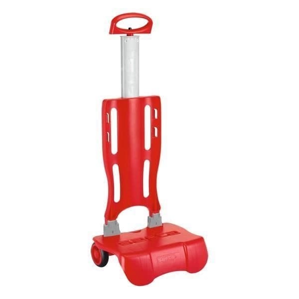 Vagn för Safta Röd hopfällbar ryggsäck - Safta - Fällbar - Antivibration - 2 hjul