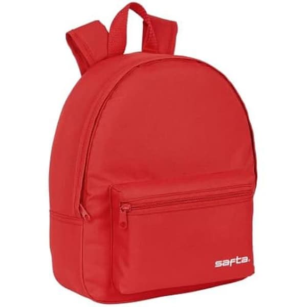 Miniryggsäck - SAFTA - Röd - 27 x 10 x 32 cm - Bekväm - Mångsidig