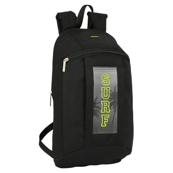 Barnryggsäck - SAFTA - Surf Mini Black - 22x39x10 cm - Ergonomisk - 8,5 L