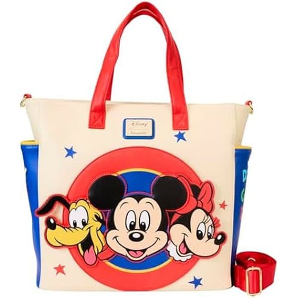 Loungefly Disney Mickey och hans vänner Konverterbar ryggsäck och väskor