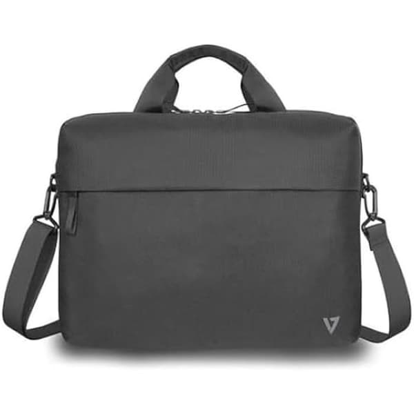 Datorryggsäck - V7 - Svart - RPET - 16 tum - Rygg