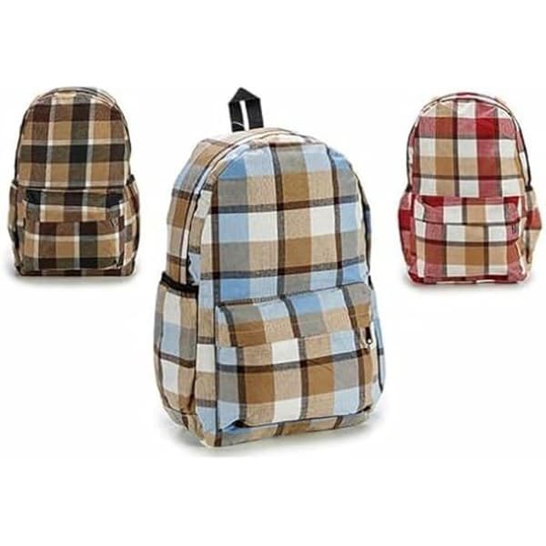 Ryggsäck - PINCELLO - S3624068 - Flerfärgad - Rutar - 13 x 45 x 31 cm