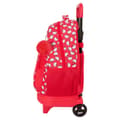 Miniatyrbillede 2 af 3: Skolerygsæk med Hjul Hello Kitty Iconic Hvid Rød 33 x 45 x 22 cm