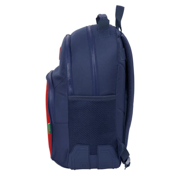 Skolryggsäck Benetton Flag Marinblå 32 x 42 x 15 cm