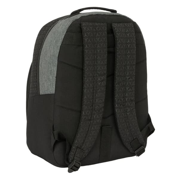 Koululaukku BlackFit8 Old school Musta Harmaa 32 x 42 x 15 cm