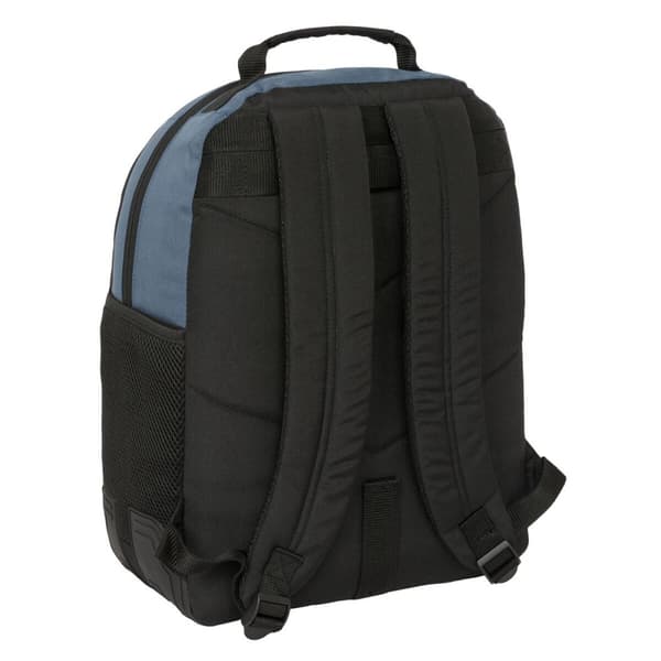 Skoletaske BlackFit8 California Blå Sort 32 x 42 x 15 cm