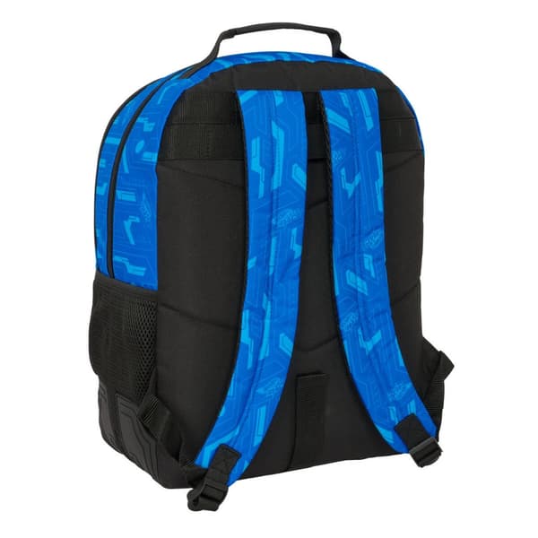 Skoletaske Hot Wheels Let's race Blå Sort 32 x 42 x 15 cm