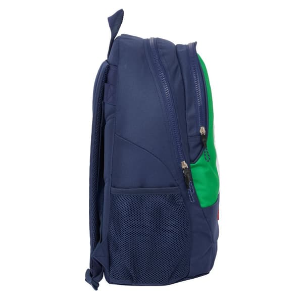 Skoletaske Benetton Flag Marineblå 32 x 44 x 16 cm