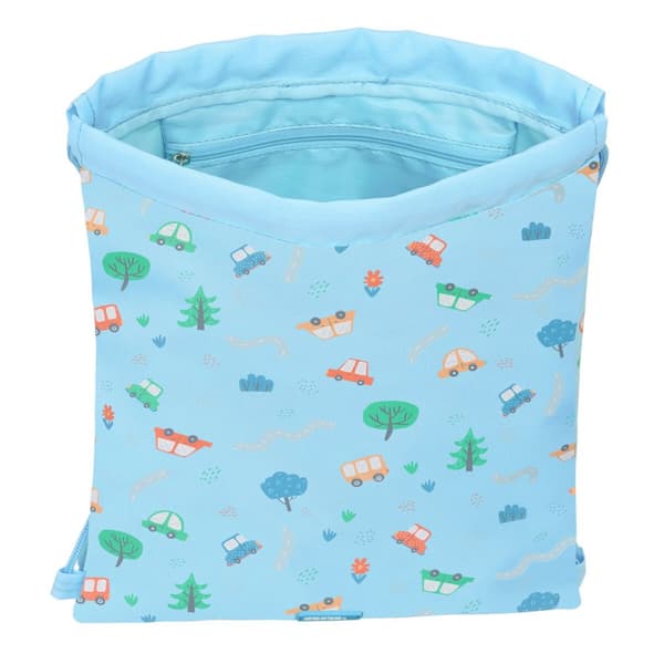 Rygsæk med Snore Safta Coches Blå 26 x 34 x 1 cm