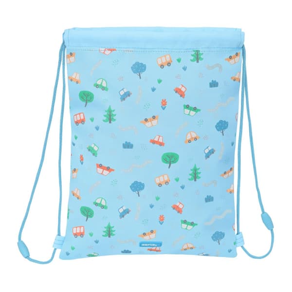 Rygsæk med Snore Safta Coches Blå 26 x 34 x 1 cm