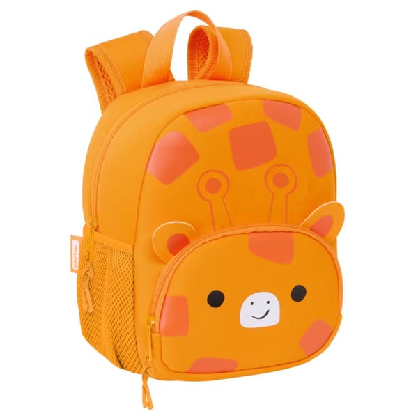 Barnryggsäck Safta Jirafa Brun Orange 20 x 25 x 9 cm