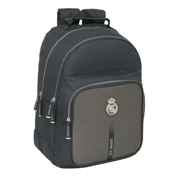 Skolebag Real Madrid C.F. Grå 32 x 42 x 15 cm