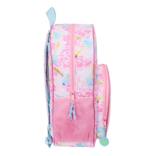 Skolebag Barbie Painterly Rosa Himmelblå 33 x 42 x 14 cm
