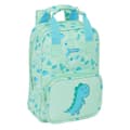 Miniatyrbilde 1 av 3: Barnebag Safta Dino Grønn 20 x 28 x 8 cm